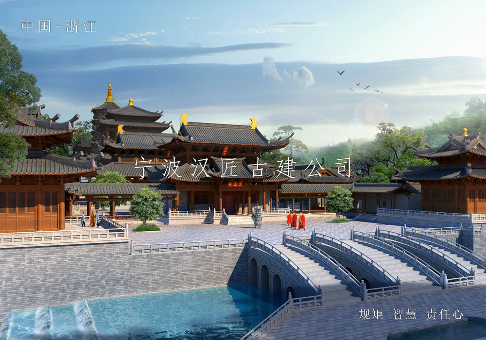 佛教寺廟建筑規(guī)劃設計布局